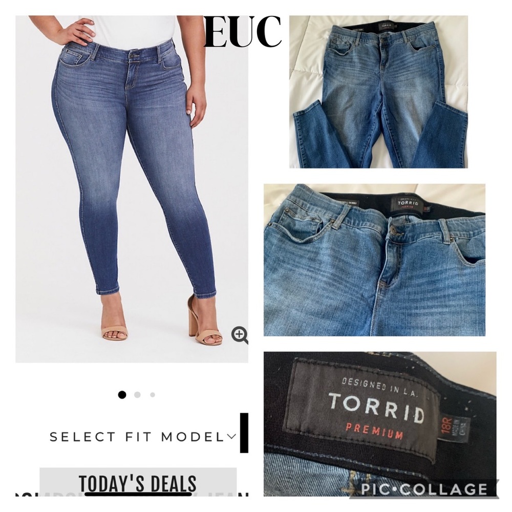 Bombshell Skinny Jeans Medium Wash - torrid